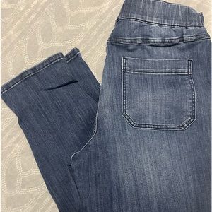Judy Blue joggers size 14W blue denim.